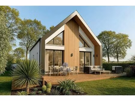 terrain avec maison neuve à vendre