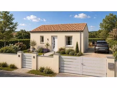 terrain avec maison neuve à vendre