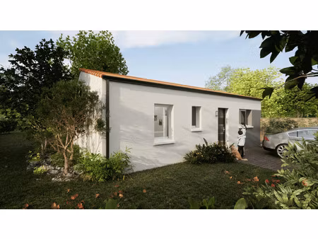 terrain avec maison neuve à vendre