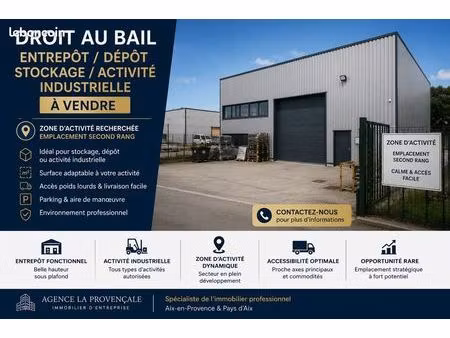 local commercial 160 m² venelles