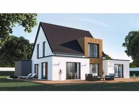 terrain avec maison neuve à vendre