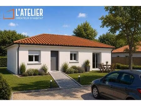 terrain avec maison neuve à vendre