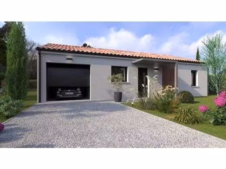 terrain avec maison neuve à vendre