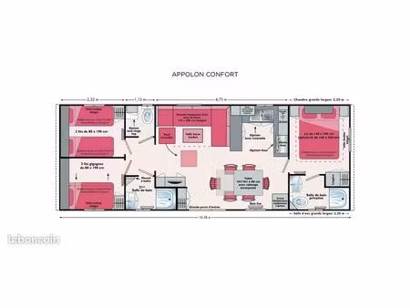 vente prestige : mobil home irm apolon confort – 40 m² sur parcelle d'exception de 360 m²