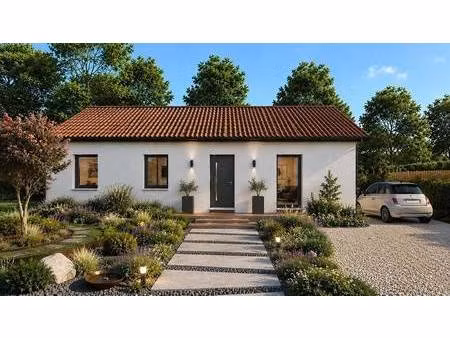 terrain avec maison neuve à vendre