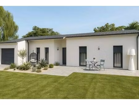 terrain avec maison neuve à vendre