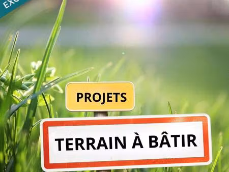 terrain constructible à vendre