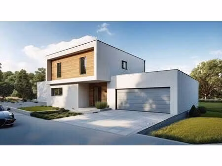 terrain avec maison neuve à vendre