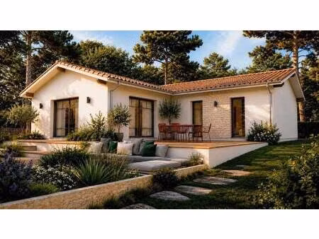 terrain avec maison neuve à vendre
