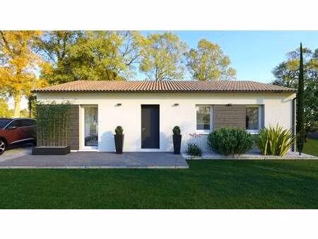 terrain avec maison neuve à vendre