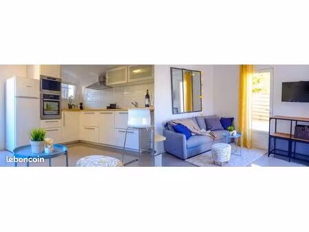 maisonnette meublée t2 avec jardin et 2 parkings – aix-en-provence – quartier saint-mitre