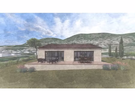 terrain avec maison neuve à vendre
