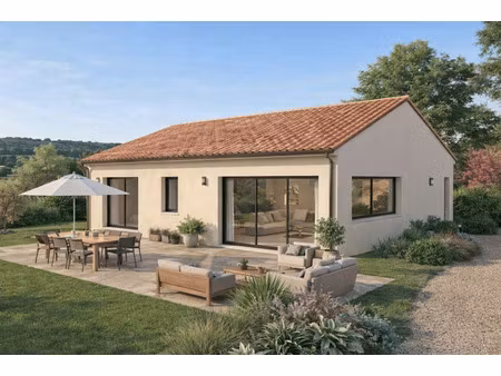 terrain avec maison neuve à vendre