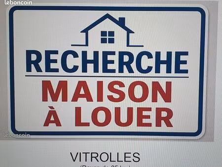 maison à louer vitrolles ou environs