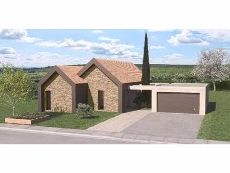 terrain avec maison neuve à vendre