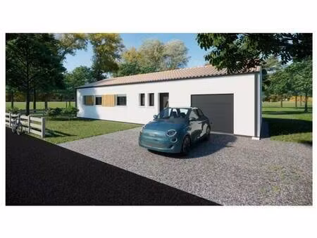 terrain avec maison neuve à vendre