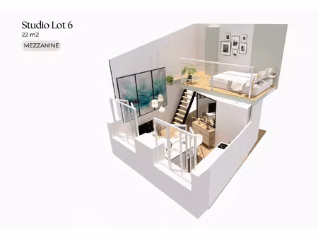 plateau 22m2 - saint-genis-laval