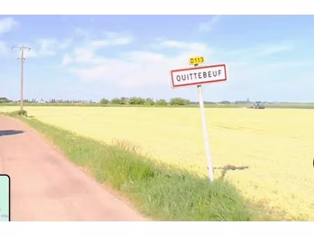 vente terrain 1800 m² à quittebeuf (27110)  65 000 €