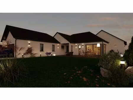 terrain avec maison neuve à vendre