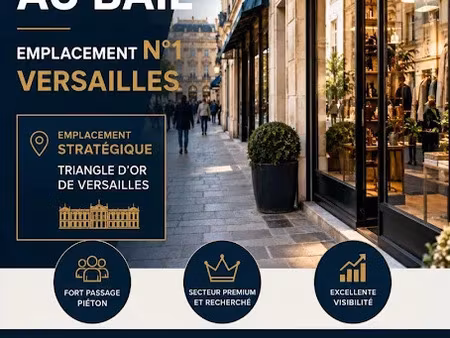vente locaux professionnels 0 pièces 55 m² à versailles (78000)  140 000 €
