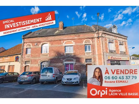 vente immeuble 4 pièces 78 m² à la fère (02800)  85 500 €