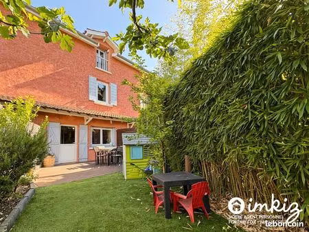 triplex 83 m² au sol avec jardin et 2 parkings