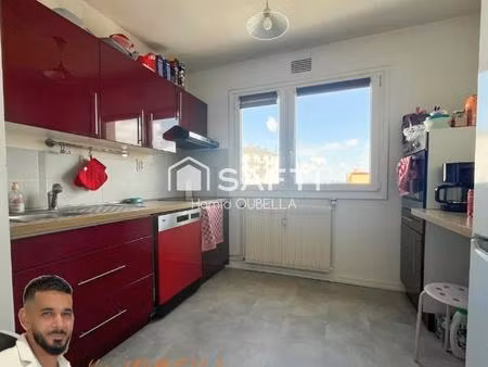 le mans – appartement 3 pièces lumineux de 63 m² – cave et parking.