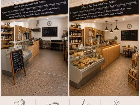beau local commercial clé en main murs + fonds