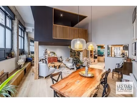 appartement duplex entièrement rénové  rez-de-jardin  118 m²  terrasse jardin 34 m²