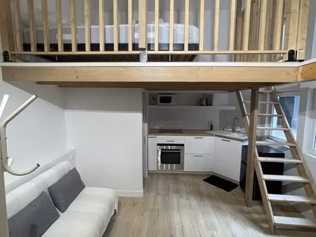 appartement t2 meublé avec mezzanine rue jeanne d'arc