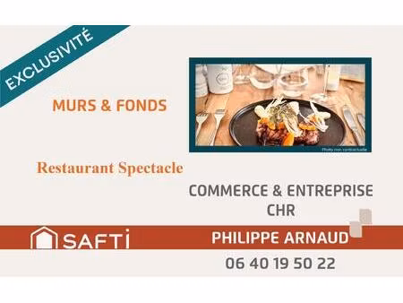 auberge restaurant spectacle en vendée