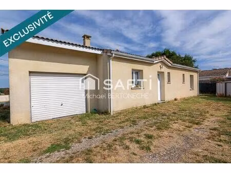 maison à vendre à lugon-et-l'île-du-carnay (33240) – 3 chambres – jardin – garage – maison
