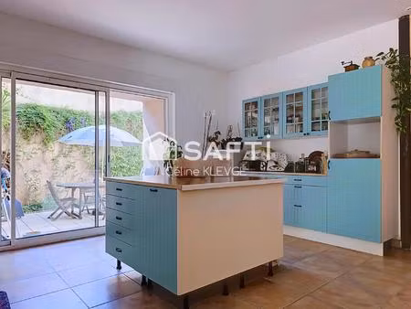 montady maison de caractere 238m² avec 2 logements independants et terrasses