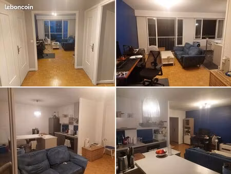 appartement meublé 3 pièces  63m²  2 chambre  métro a  villeurbanne