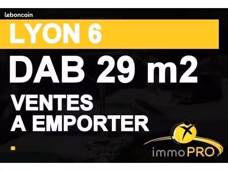 fonds de commerce 29 m²