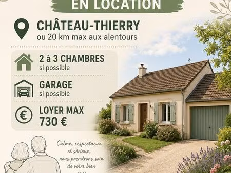 recherche maison en location