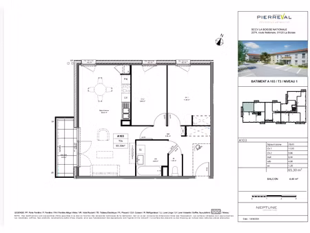 appartement t3 neuf de 68 m² disponible à la boisse - route nationale
