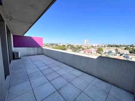 t1 avec terrasse à montpellier