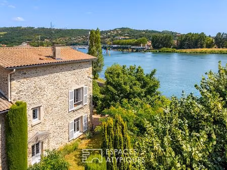 maison en pierre de 280 m² avec jardin  vue rhône -condrieu