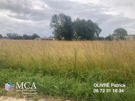 terrain 523 m² nieul les saintes