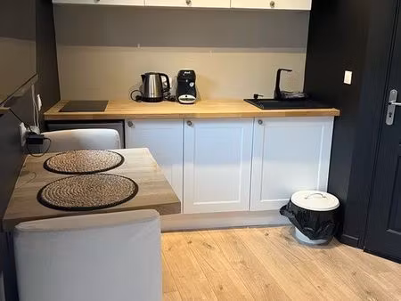 studio meublé et rénové calme avec terrasse