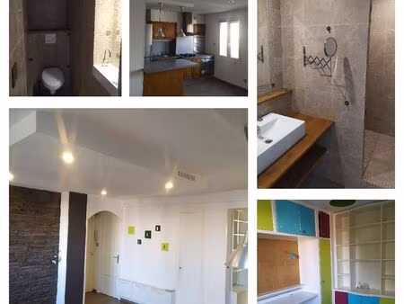 appart. meublé 55 m2 entièrement rénové - 2 chambres - quartier saint françois/ chateaucre