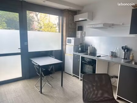 studio meublé climatisé proche métro b