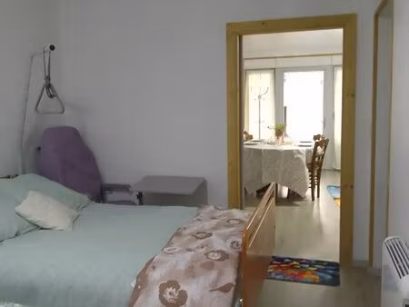 appartement t2 meublé 59 m² équipé d'un lit médicalisé & matériel pmr pr accueil handicapé