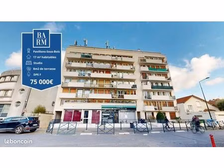 studio 1 pièce 17 m²