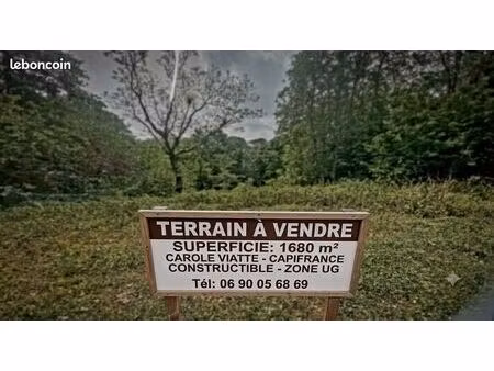 terrain 1 680 m² sainte anne