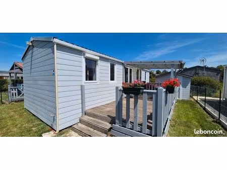mobil-home 37 m² avec parcelle privative de 200 m² dans un parc résidentiel de loisirs à g