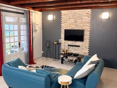 f5 location meublée duplex tropical - cosy - centre martinique 3 à 7 personnes - a 10min d
