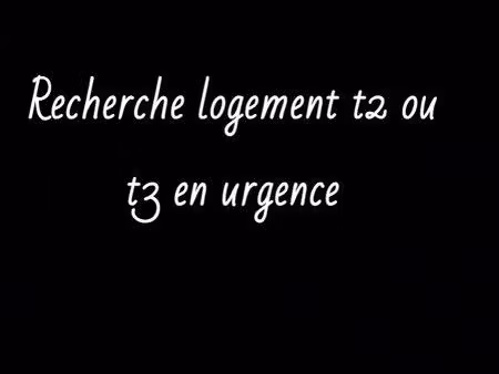 recherche logement urgence