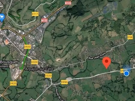 terrains à bâtir viabilisés arpajon-sur-cère